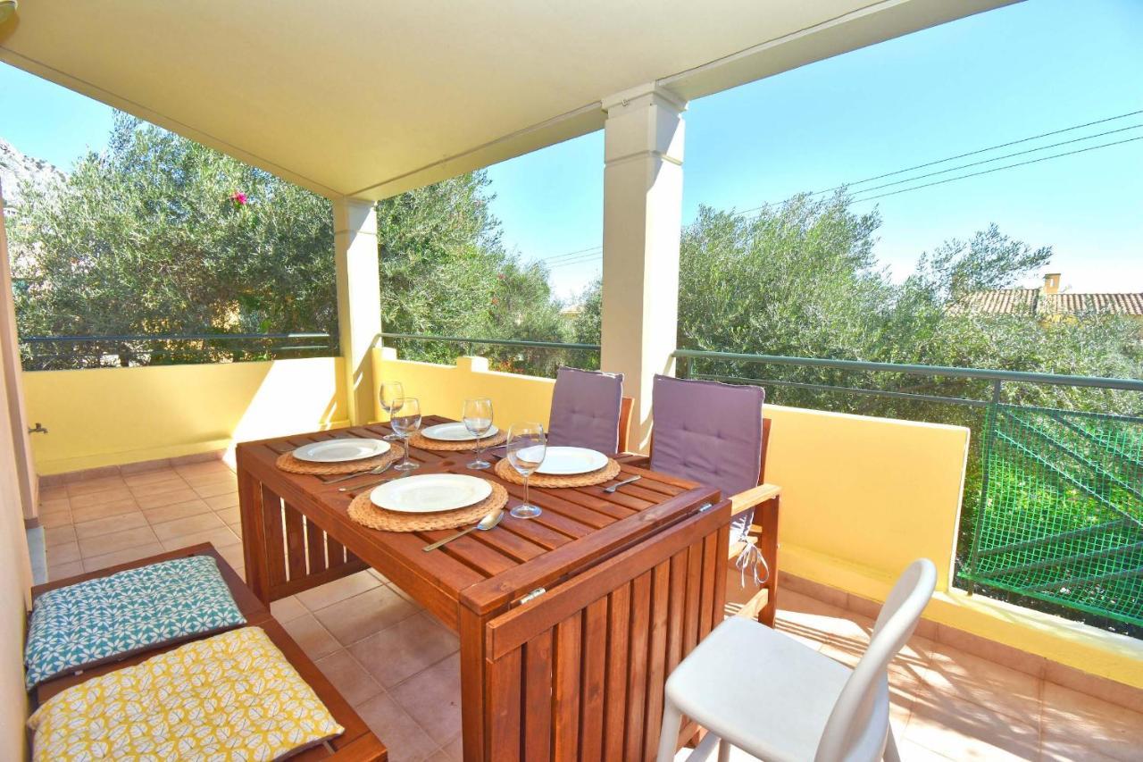 Pebbles And Sea At Barbati With Shared Pool Apartment Exterior photo